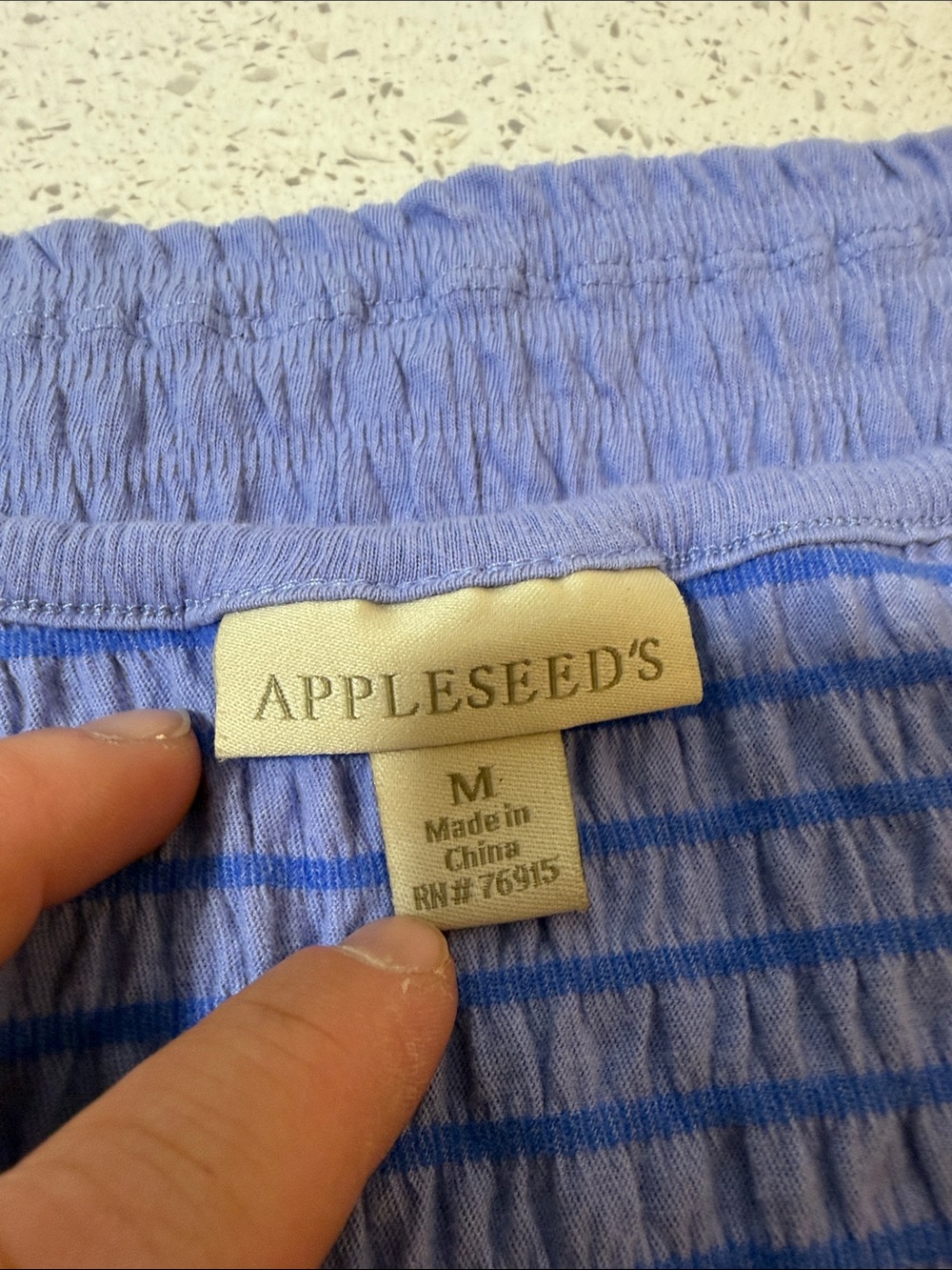 Appleseeds Women’s Sleeveless Textured Tank Top Periwinkle Casual Beach Coastal - Picture 5 of 9